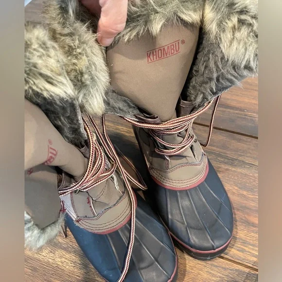 Sale last Chance Khombu Northstar waterproof boots size 10 - Picture 3 of 7